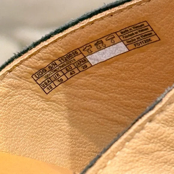 Women’s UGG Eirene black wedge sandals- Size 12 - Picture 6 of 8